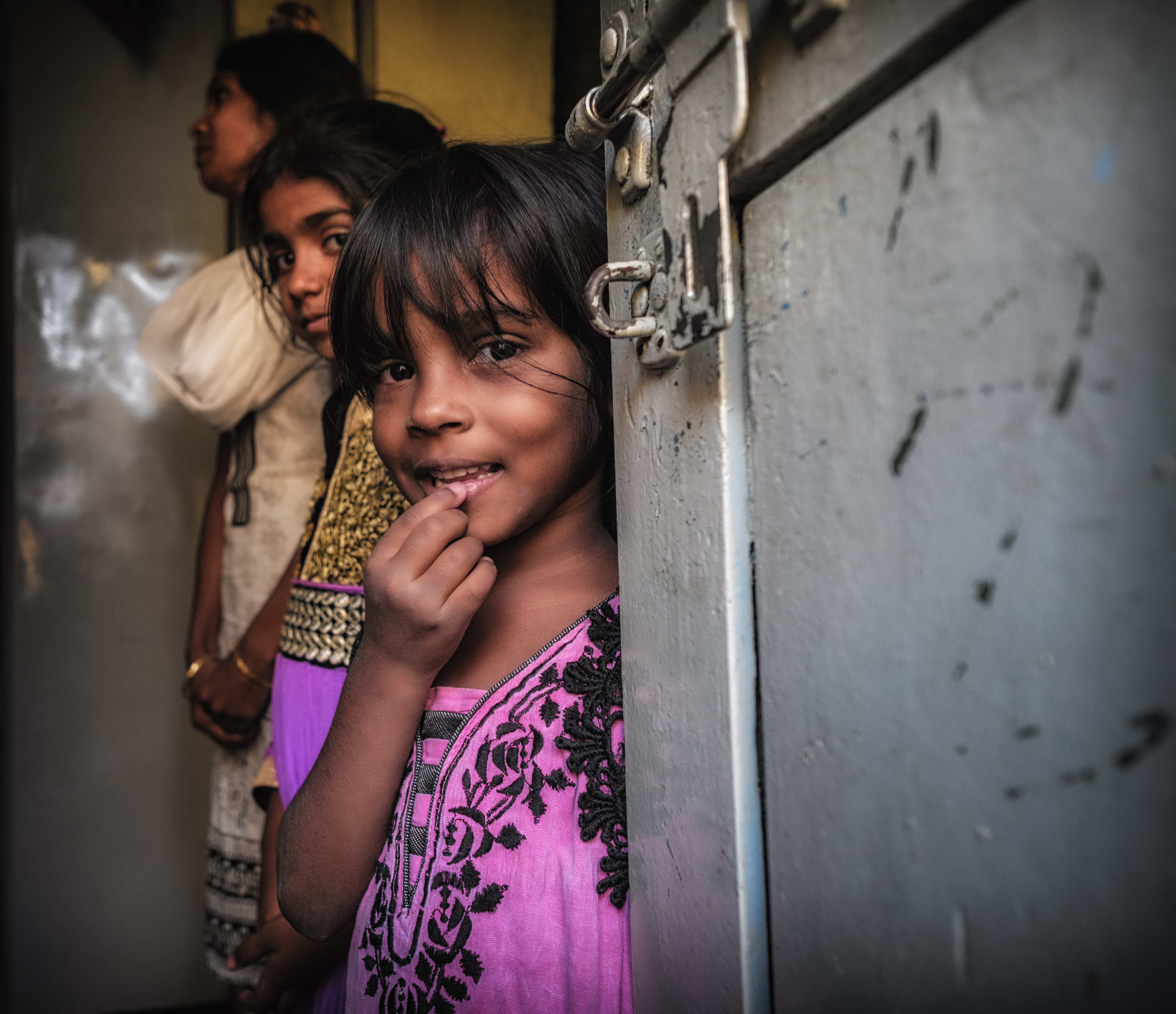 Kinder im Slum Doddignuta, Bangalore. (Quelle: Jakob Studnar)