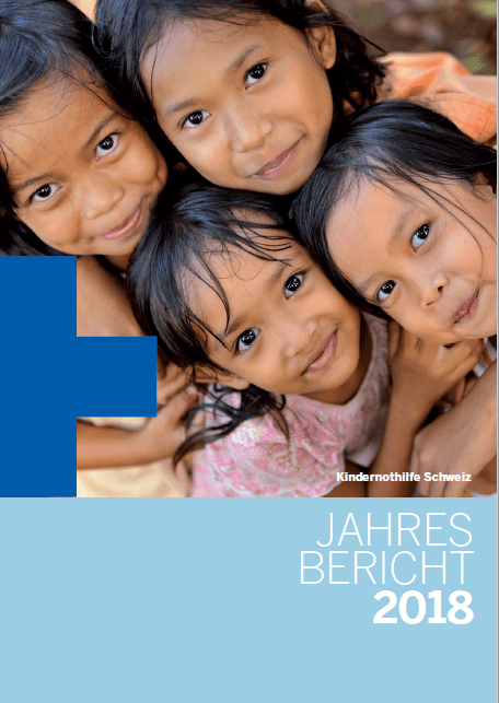 Coverbild des Jahresberichts der Kindernothilfe Schweiz (Quelle: Kindernothilfe)