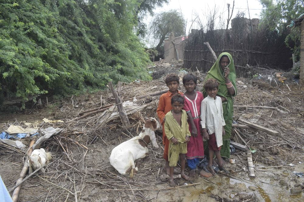 Eindrücke der Flut in Pakistan (Quelle: Kindernothilfe-Partner)