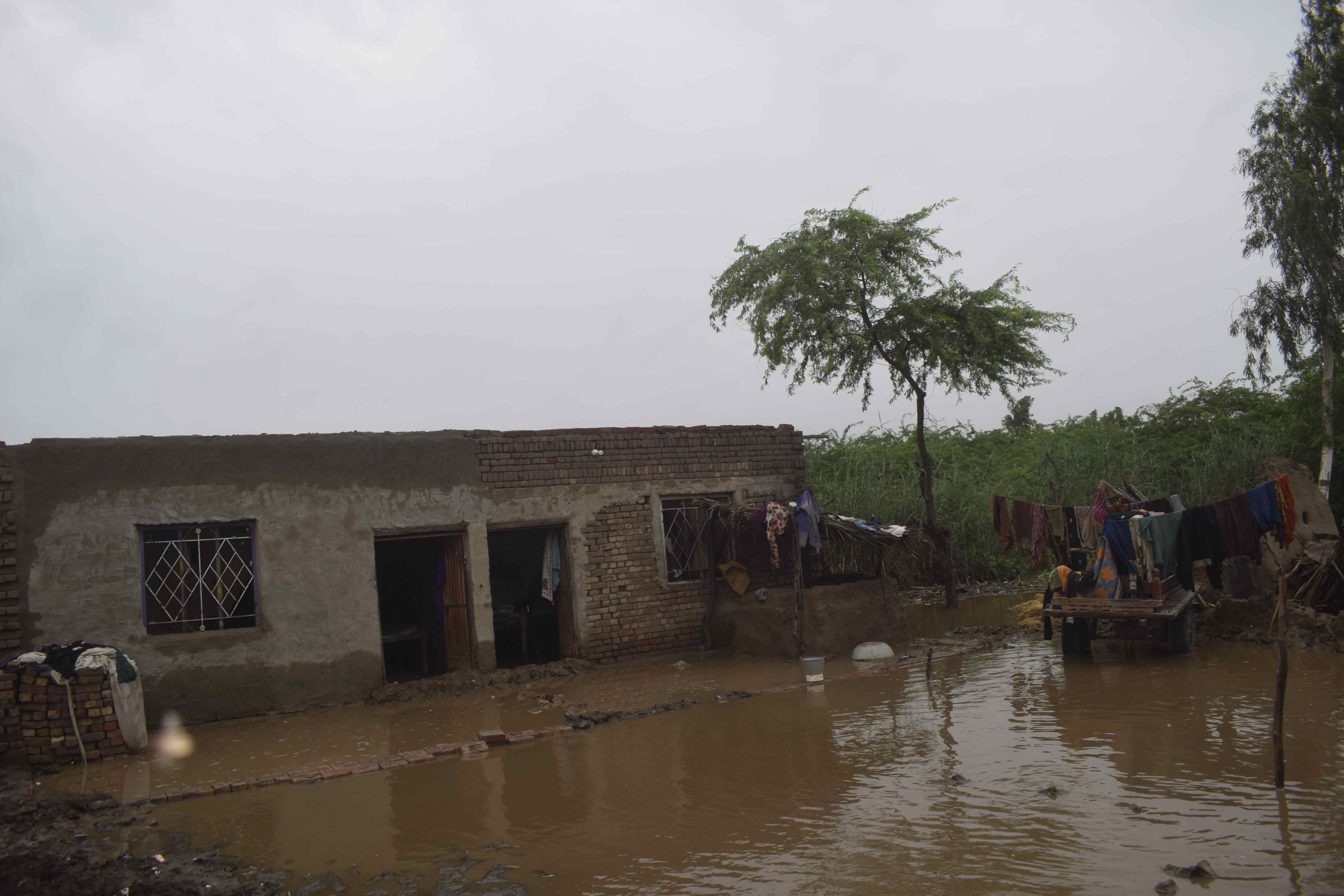 Eindrücke der Flut in Pakistan (Quelle: Kindernothilfe-Partner)